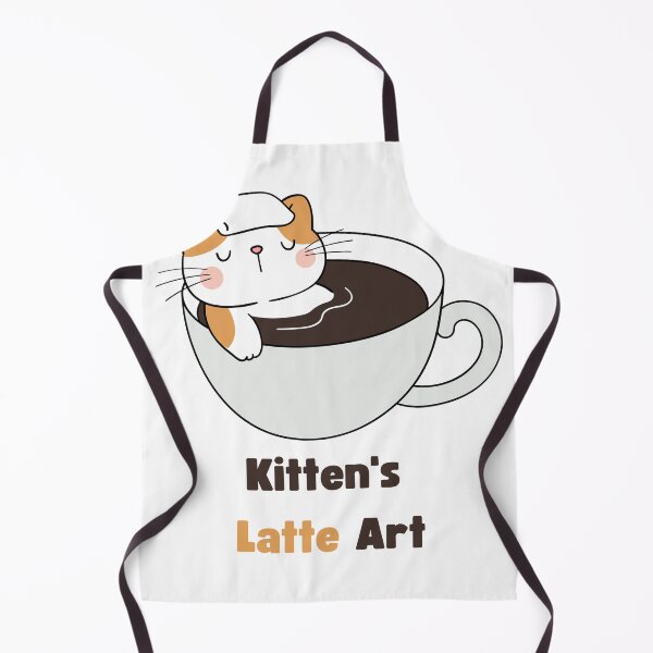 Item preview, Kitten's Latte Art designed and sold by Pixel4Art.