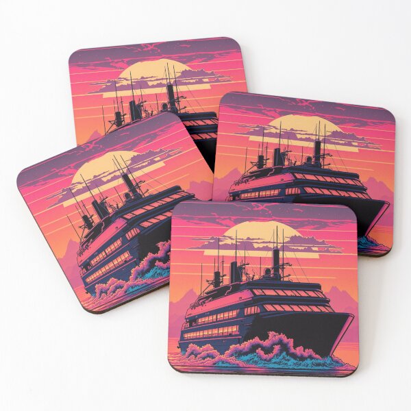 Item preview, Retro Synthwave Sunset Cruise 80s designed and sold by RESToRAPTOR.