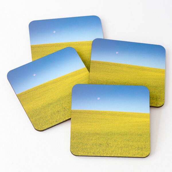 Item preview, Full Moon Over A Canola Sea designed and sold by Alison Meyer Photography.