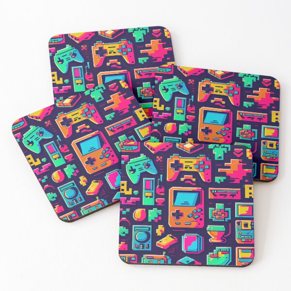 Item preview, Retro video games seamless pattern 1 designed and sold by MLArtifex.