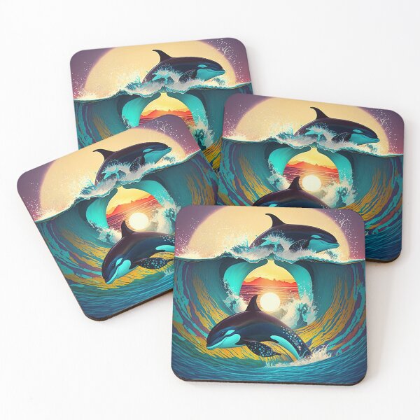 Item preview, Orca Waves designed and sold by OdysseyArtworks.