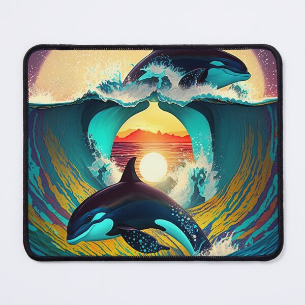 Item preview, Orca Waves designed and sold by OdysseyArtworks.