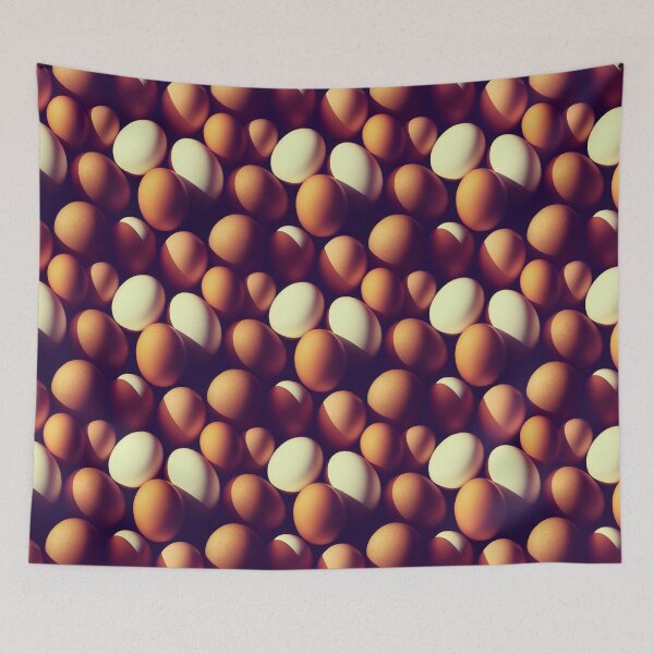Item preview, Hard Boiled Egg Pattern - Realistic Eggy Easter Design designed and sold by Fine Prints.