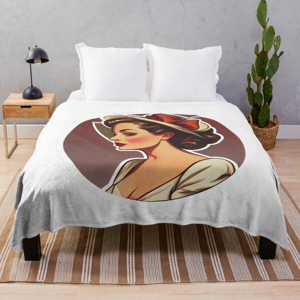 Artikelvorschau, Beautiful Lady Vintage Style Colored entworfen und verkauft von MrBadDream.