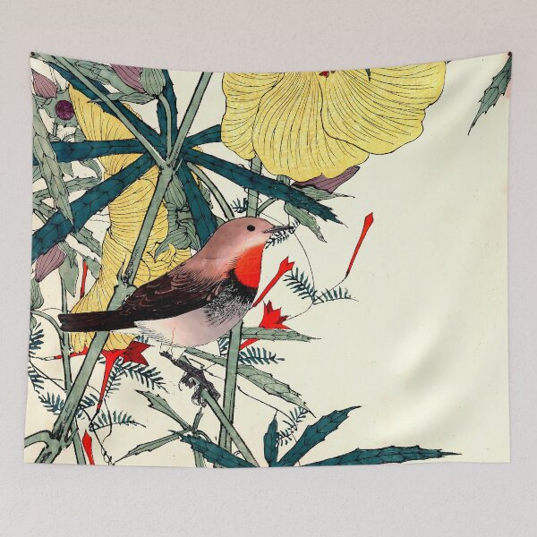 Item preview, Little Bird and Yellow Flowers designed and sold by notsweettea.