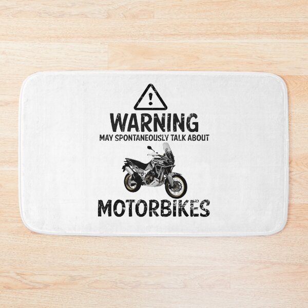Item preview, WARNING, May Spontaneously Talk About My Africa Twin designed and sold by ianearthcore.