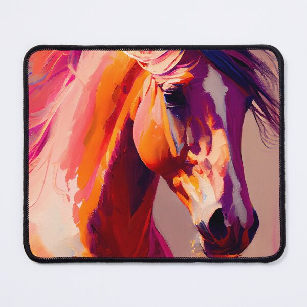 Item preview, Horse Abstract Portrait designed and sold by triplethedot.