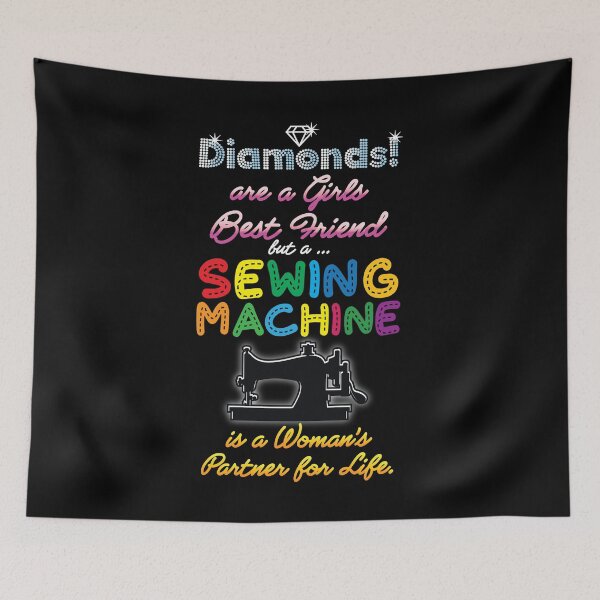 Item preview, A Sewing Machine is a Girls Best Friend - Apparel designed and sold by LatinSaint.