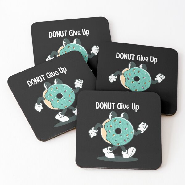 Item preview, DONUT Give Up designed and sold by Discoverartsy.