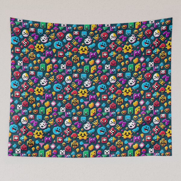 Item preview, Retro video games seamless pattern 2 designed and sold by MLArtifex.