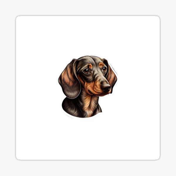 Nice dachshund Sticker