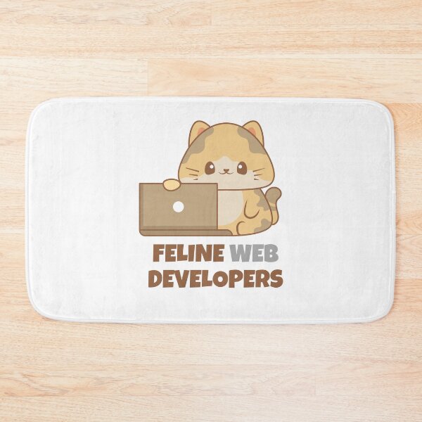 Item preview, Feline Web Developers Cat designed and sold by Pixel4Art.