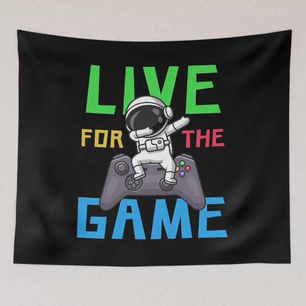 Item preview, Live for the Game - Gaming Inspired designed and sold by SimpliText.