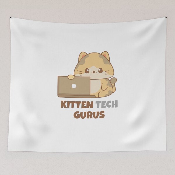 Item preview, Kitten Tech Gurus designed and sold by Pixel4Art.