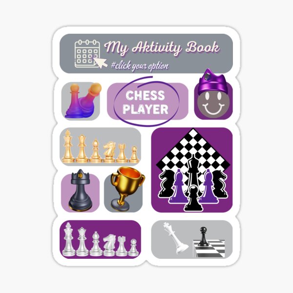 Chess Player - My activity book with Smiley Sticker