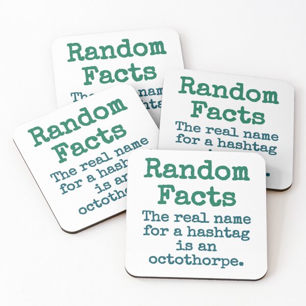 Item preview, The Real Name For A Hashtag - Trivia Fact designed and sold by CrankyOldDude.