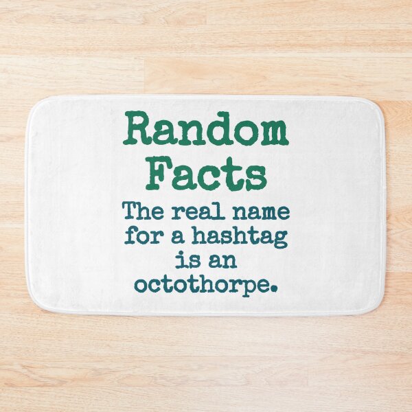 Item preview, The Real Name For A Hashtag - Trivia Fact designed and sold by CrankyOldDude.