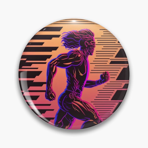 Item preview, Retro Synthwave Runner 80s designed and sold by RESToRAPTOR.