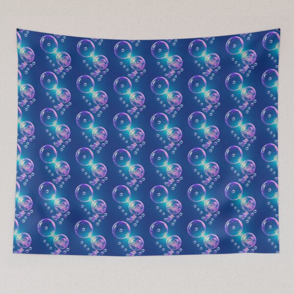 Item preview, 8 Bit Bubbles - Retro Vaporwave 80s Bubblegum Pattern designed and sold by Fine Prints.