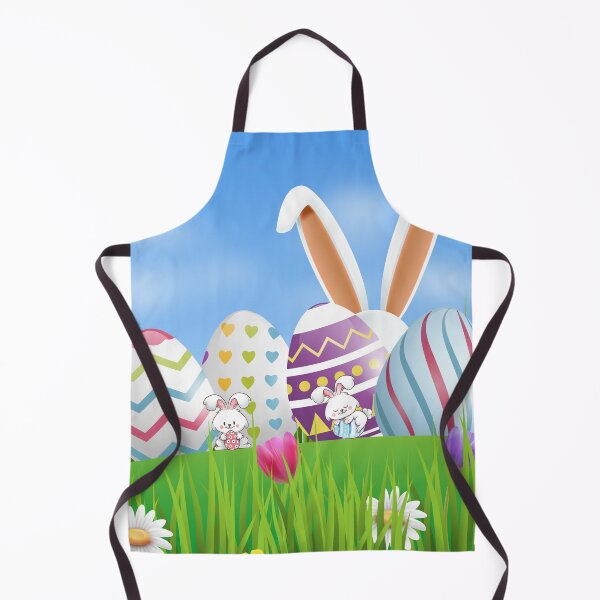 Item preview, Happy Easter - Colored Easter Eggs - Easter Bunnies designed and sold by smailjr.