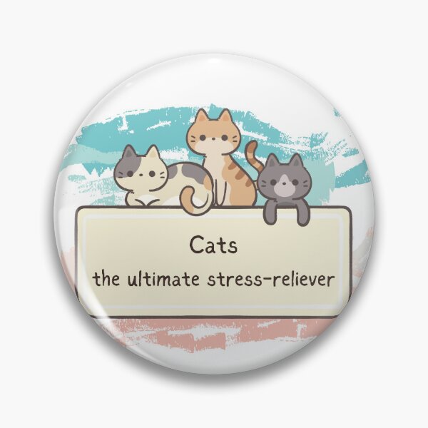 Item preview, Cats the ultimate stress-reliever designed and sold by Pixel4Art.