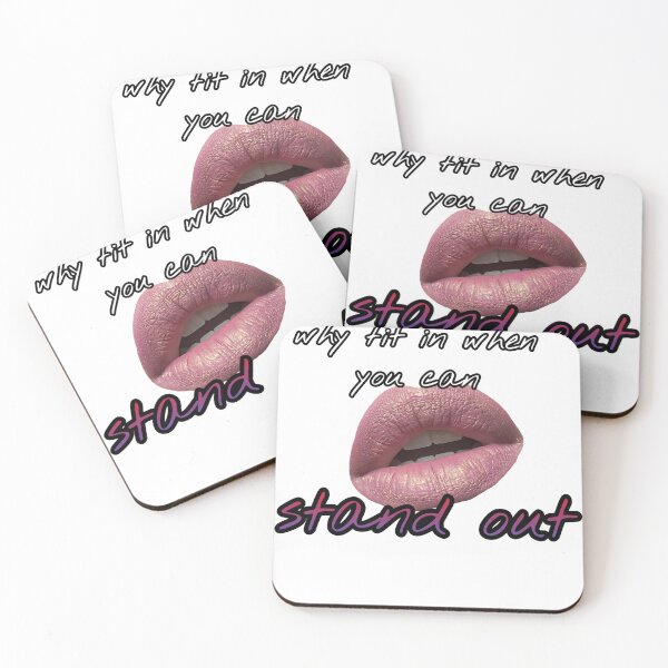Item preview, Why fit in when you were born to stand out  designed and sold by HomeIsUs.