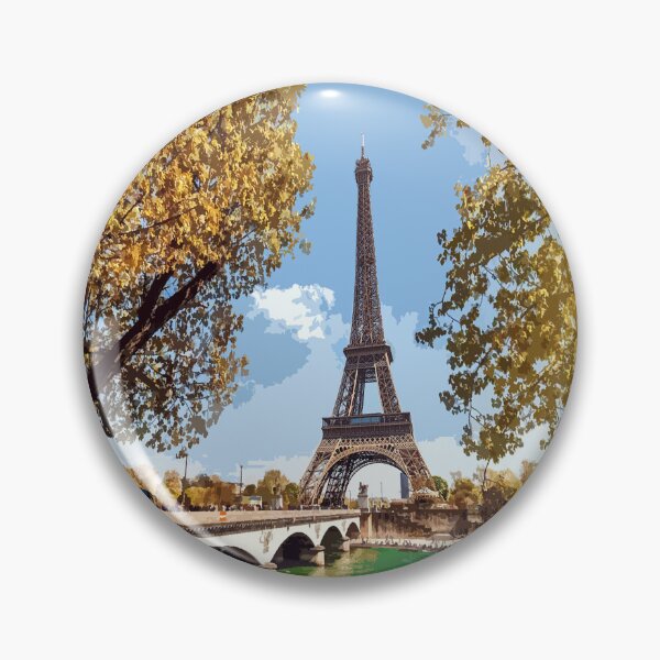 Item preview, Eiffel Tower Watercolor designed and sold by Mano-World.