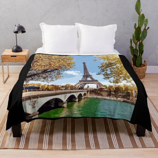 Aperçu de l'œuvre Tour Eiffel Aquarelle créée et vendue par Mano-World.