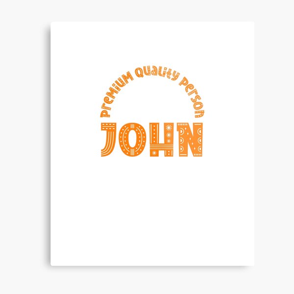 Láminas metálicas: Nombre Juan | Redbubble