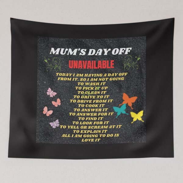 Item preview, Mums Day OFF designed and sold by Kezzie Prints.