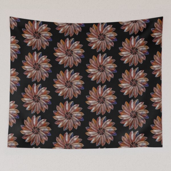 Item preview, Reddish brown Feather Mandala  designed and sold by DaveDanchuk.
