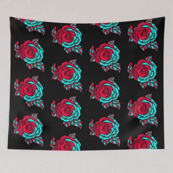 Item preview, rose Stained glass art designed and sold by seekrame.