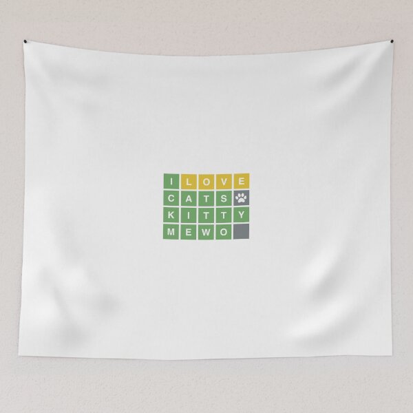 Item preview, gato de palabras designed and sold by Mqyou.