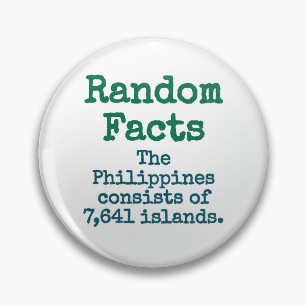 Item preview, The Philippines Consists Of 7641 Islands - Trivia Fact designed and sold by CrankyOldDude.