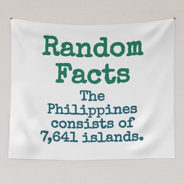 Item preview, The Philippines Consists Of 7641 Islands - Trivia Fact designed and sold by CrankyOldDude.