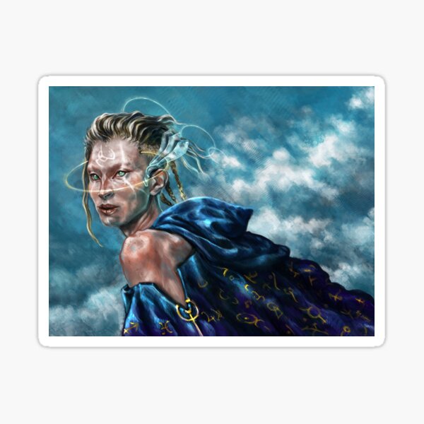 Zachiel archangel / the righteousness who sees God 777 Sticker