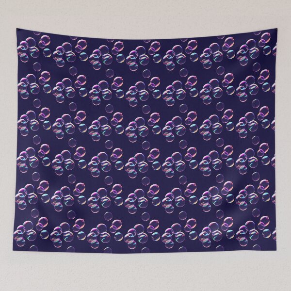 Item preview, Vaporwave Bubbles - Retro Bubblegum Pattern designed and sold by Fine Prints.