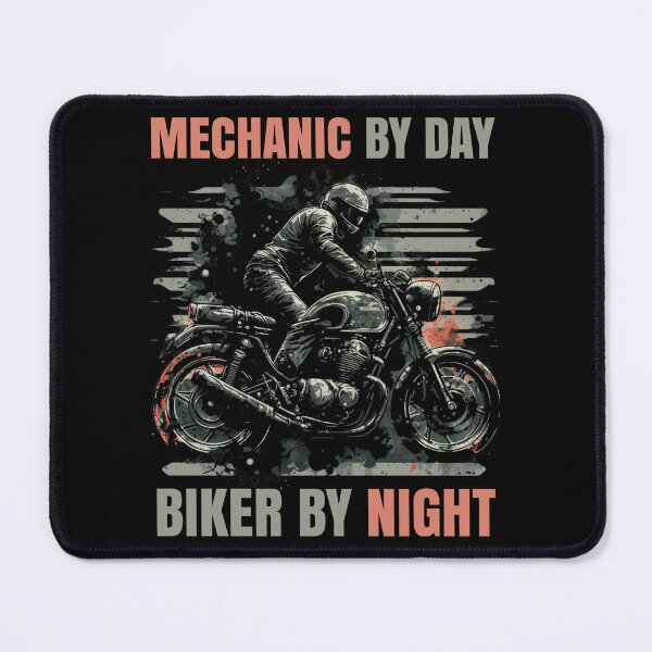 Item preview, Mechanic By Day Biker By Night designed and sold by Hapoel.