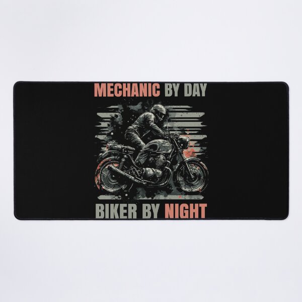 Item preview, Mechanic By Day Biker By Night designed and sold by Hapoel.