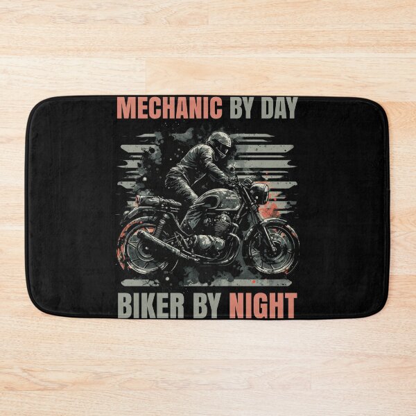 Item preview, Mechanic By Day Biker By Night designed and sold by Hapoel.