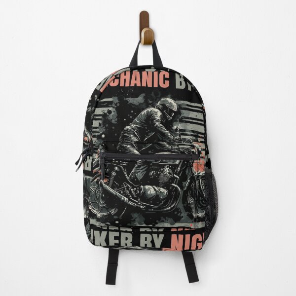 Item preview, Mechanic By Day Biker By Night designed and sold by Hapoel.