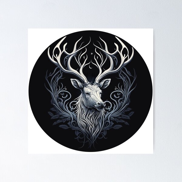 Item preview, Elk with Leaves designed and sold by STRSHADOW.