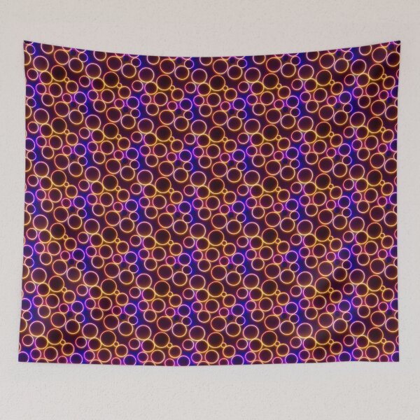 Item preview, Bubbles - Retro Vaporwave Bubblegum Pattern designed and sold by Fine Prints.