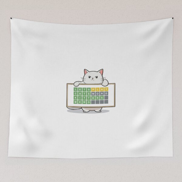 Item preview, gato de palabras designed and sold by Mqyou.