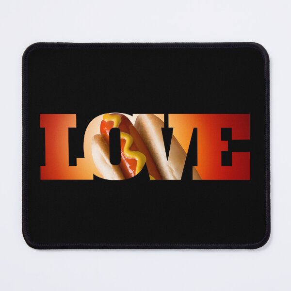 Item preview, I Love to Eat Hot Dogs - Hot Dog with Mustard Design designed and sold by MagicalFun.