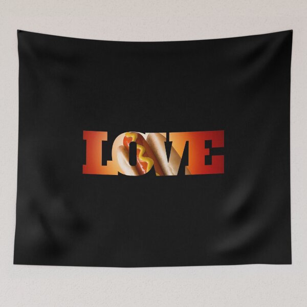 Item preview, I Love to Eat Hot Dogs - Hot Dog with Mustard Design designed and sold by MagicalFun.