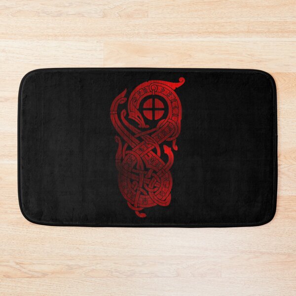 Item preview, Red Dragon Fafnir, Vikings Symbols Valhalla designed and sold by amazinGraphic.