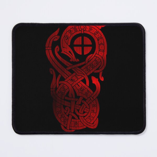 Item preview, Red Dragon Fafnir, Vikings Symbols Valhalla designed and sold by amazinGraphic.