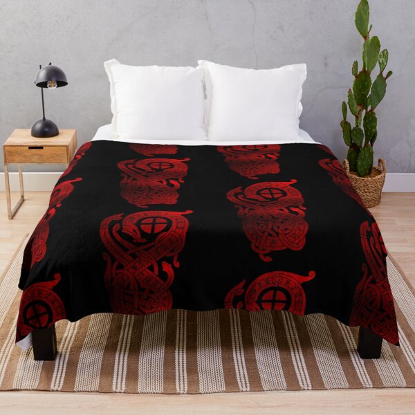 Item preview, Red Dragon Fafnir, Vikings Symbols Valhalla designed and sold by amazinGraphic.