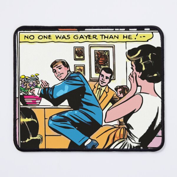 Item preview, Vintage Comic Strip - No One Was Gayer Than He! designed and sold by Voodoo Catdaddy .